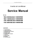 TCL TAC-09CHSA/XA31 INVERTER Service Manual preview