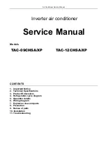 TCL TAC-09CHSA/XP Service Manual preview