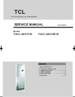 Предварительный просмотр 1 страницы TCL TAC-24CF/E Service Manual