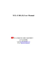 TCL TCL-USB (9) User Manual preview