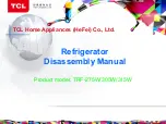 TCL TRF-275W Disassembly Manual preview