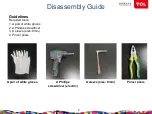 Preview for 2 page of TCL TRF-275W Disassembly Manual