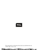 Предварительный просмотр 14 страницы TCL TWC-05CM Operating Instructions Manual