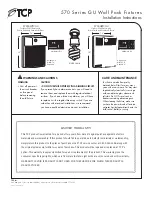 TCP 570 GU Series Installation Instructions предпросмотр