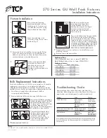 Предварительный просмотр 2 страницы TCP 570 GU Series Installation Instructions