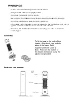 Предварительный просмотр 2 страницы TCP SMAWHTOW2000WBHN2116 User Instructions