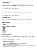 Предварительный просмотр 4 страницы TCP SMAWHTOW2000WBHN2116 User Instructions