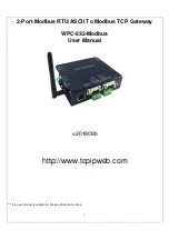 Preview for 1 page of TCP WPC-832-Modbus User Manual