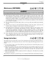 Preview for 20 page of TCS 700-30 Installation, Operation & Maintenance Manual