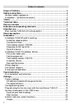 Preview for 2 page of TCS Carus Origo CAI2000 Product Information