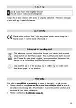 Preview for 39 page of TCS Carus Origo CAI2000 Product Information