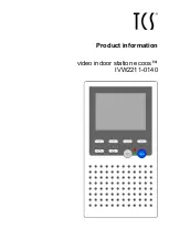 TCS Ecoos  IVW2211-0140 Product Information preview