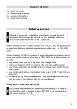 Preview for 5 page of TCS Ecoos  IVW2211-0140 Product Information