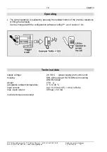 Preview for 18 page of TCS FBO1200-0400 Product Information