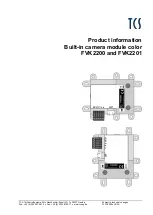 Preview for 1 page of TCS FVK2200 Product Information