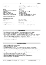 Preview for 6 page of TCS FVM1000 Product Information