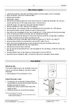 Предварительный просмотр 6 страницы TCS ISW3130 Product Information