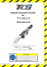 TCS TC-HS V2 Original Instruction preview