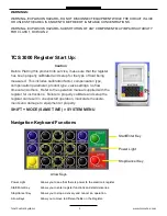 Предварительный просмотр 5 страницы TCS TCS 3000 Setup & Operation Manual