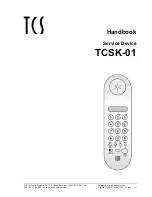 TCS TCSK-01 Handbook preview