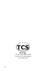 Предварительный просмотр 16 страницы TCS TrainSpeed 4 Operating Manual