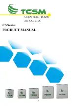 TCSM CS Series Product Manual preview