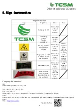 Preview for 23 page of TCSM CS Series Product Manual