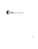 Предварительный просмотр 27 страницы TD Electronics TDSESOTH05 User Manual