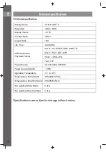 Preview for 34 page of TD Systems K40DLT5F User Manual