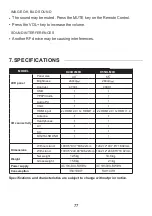 Предварительный просмотр 39 страницы TD Systems K49DLM8U User Manual