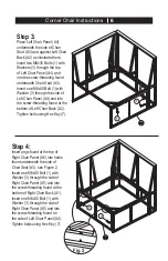 Preview for 6 page of TDC USA 3 Piece Wicker Set with Chaise Assembly Instructions Manual