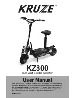 TDC Kruze KZ800 User Manual preview