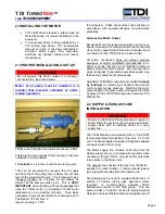 Preview for 6 page of TDI TurboTwin T30-M Installation And Operating Manual