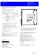 Предварительный просмотр 11 страницы TDK-Lambda DBM20 Instruction Manual