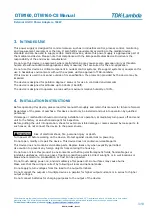Предварительный просмотр 3 страницы TDK-Lambda DTM160 Series Instruction Manual