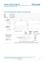 Предварительный просмотр 9 страницы TDK-Lambda DTM70 Series Instruction Manual