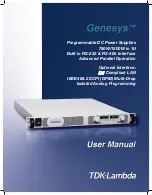 TDK-Lambda Genesys GEN6-100 User Manual preview