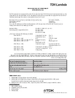 Preview for 4 page of TDK-Lambda Genesys GEN8-300 User Manual