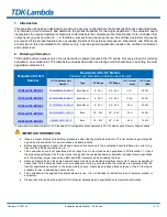 Предварительный просмотр 2 страницы TDK-Lambda i7A A-C01-EVK-S1 Series Manual