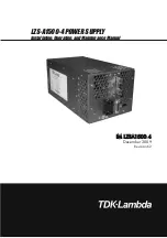 TDK-Lambda LZS-A1500-4 Installation, Operation And Maintenance Manual предпросмотр