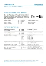 Предварительный просмотр 11 страницы TDK-Lambda PYD20 Series Instruction Manual