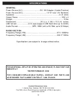 Preview for 20 page of TDK 2 Speaker Boombox User Manual