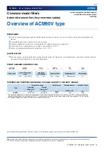 Preview for 3 page of TDK ACM-V Series Manual