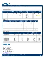 Preview for 2 page of TDK Belleta iEA Series Datasheet