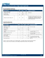 Preview for 4 page of TDK Belleta iEA Series Datasheet