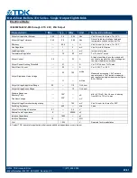 Preview for 20 page of TDK Belleta iEA Series Datasheet