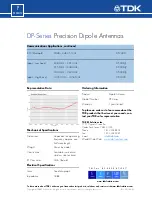 Preview for 2 page of TDK DP-Series Datasheet