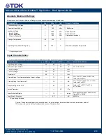 Preview for 4 page of TDK Dualeta iQA Series Datasheet