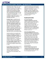 Preview for 15 page of TDK Dualeta iQA Series Datasheet