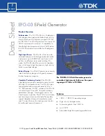 Предварительный просмотр 1 страницы TDK EFG-03 Datasheet